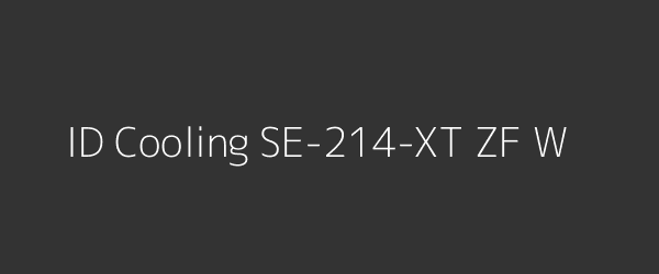 ID Cooling SE-214-XT ZF W
